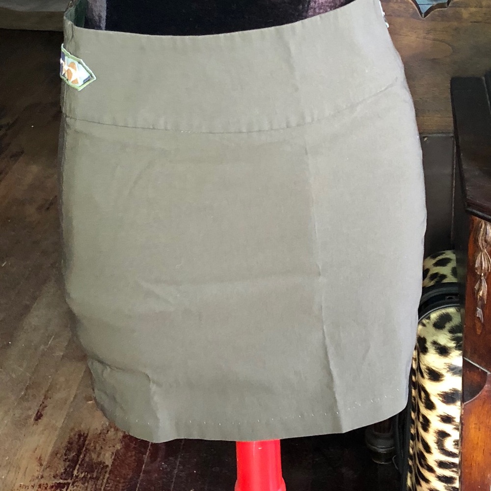 Military army boy scouts pencil skirt